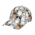 thumbnail image 1 of Fotbe French Bulldog 2 Gorro Clásico de Béisbol, Gorra Ajustable con Broche Snapback, Gorro de Exterior de Algodón Suave, 1 of 6