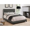 thumbnail image 2 of Boyd Upholstered Eastern King Panel Bed Charcoal, 2 of 2