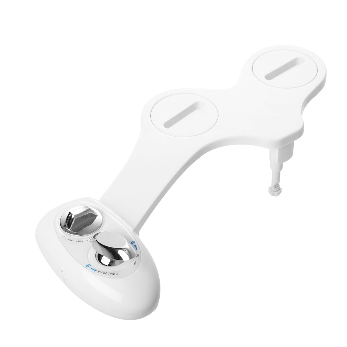 Kepooman Non-Electric Bidet Toilet Seat, Bathroom Seat Attachment Spray Flash Water Clean Kit Kepooman Non-Electric Bidet Toilet Seat, Bathroom Seat Attachment Spray Flash Water Clean Kit