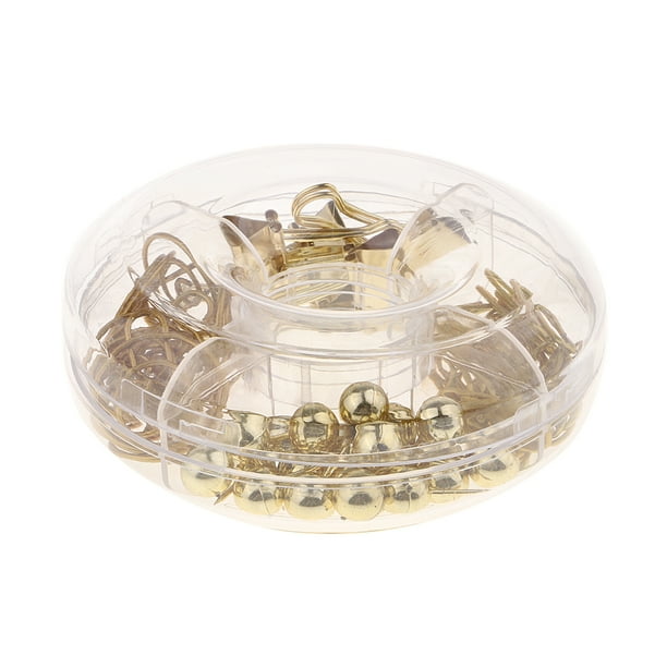Clip de papel Sunnimix dorado Material escolar de oficina