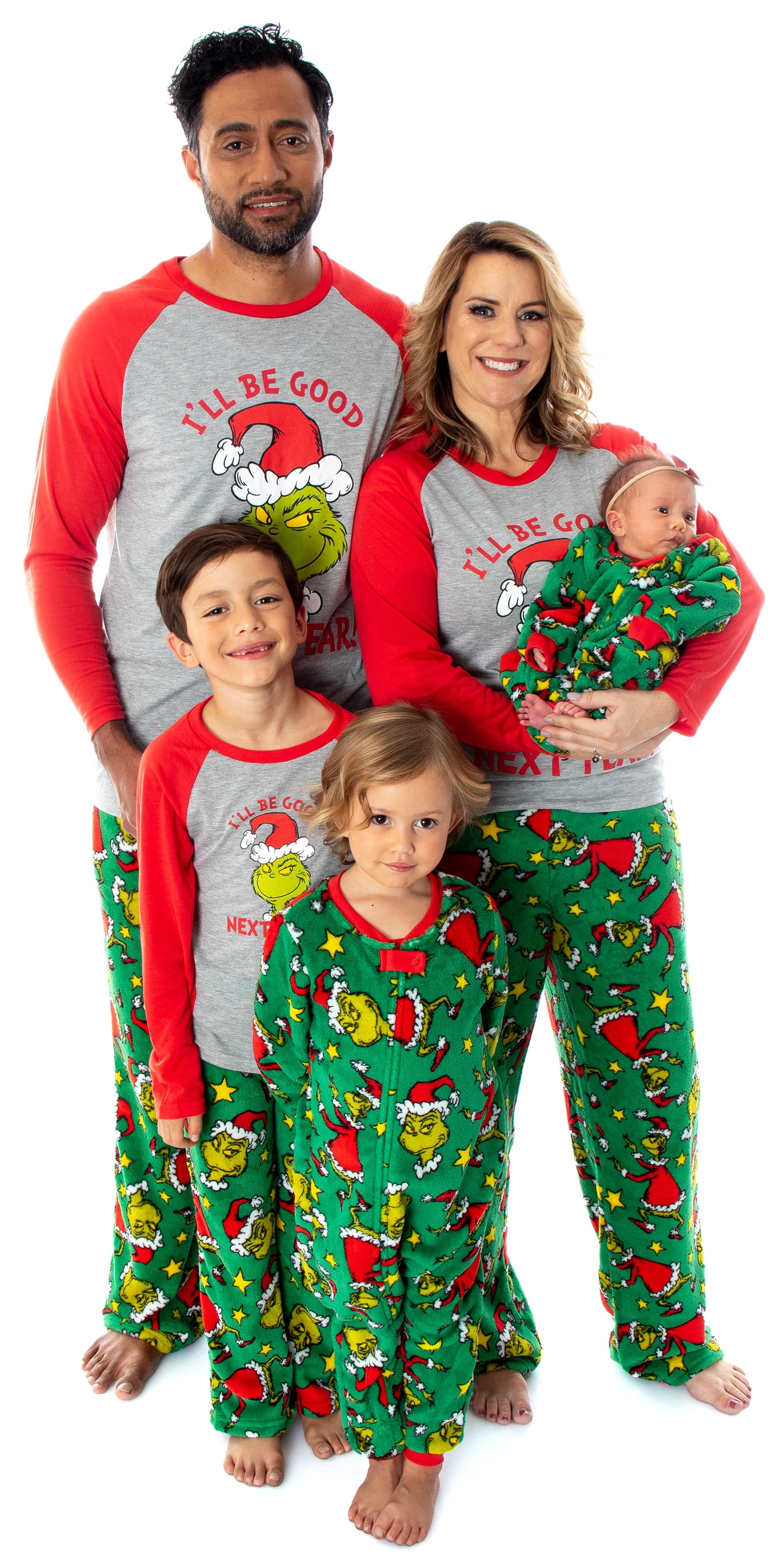 Dr. Seuss The Grinch Who Stole Christmas Toddler Onesie Pajama Outfit ...