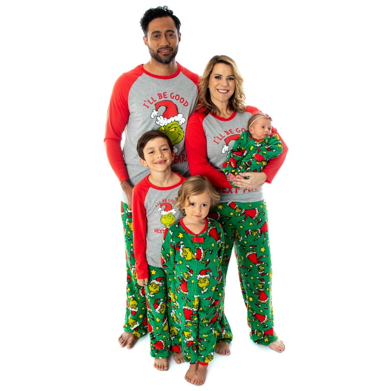 The grinch family pajama set hot sale
