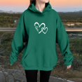 thumbnail image 2 of EnJoCho Youth Boys Girls Hooded Sweatshirt Fleece Pullover Top Fashion Casual Warm Winter Fall Cozy Comfortable Loungewear Kids Teen Clothes School Daily, 2 of 7