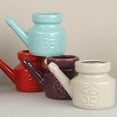 thumbnail image 1 of Maoww Ceramic Neti Pot Leakproof Sinus Rinse Pot Durable for Nasal Cleansing 350ml Gray, 1 of 9