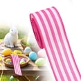 thumbnail image 2 of 1 Pcs Easter Spring Wired Ribbon Roll,4.92 Yards Easter Bunny Wired Edge Ribbons,Decorative Wrapping Ribbon for Gift, Colorful Diy Craft Fabric Ribbons,Easter Fabric Ribbon Decorations﻿,D, 2 of 9