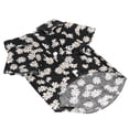 thumbnail image 3 of Camisa para perro con estampado de margaritas, suave, transpirable, flexible, para perros pequeños y gatosXZCS03 Negro M, 3 of 5