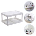 thumbnail image 3 of 1Pc Desktop Storage Holder Household Storage Shelf Desktop Organizer (White), 3 of 7