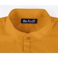 thumbnail image 6 of Atasi Indian Mens Henley Shirt Long Sleeve Casual Mandarin Collar Short Kurta, 6 of 7