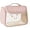 Pink, variant on Portable Women's Clear Makeup Bag With Hook,Waterproof Travel Toiletry Bag,Bring Zipper Skincare Cosmetic Bag,Toiletries Organizer Tote Storage Bag