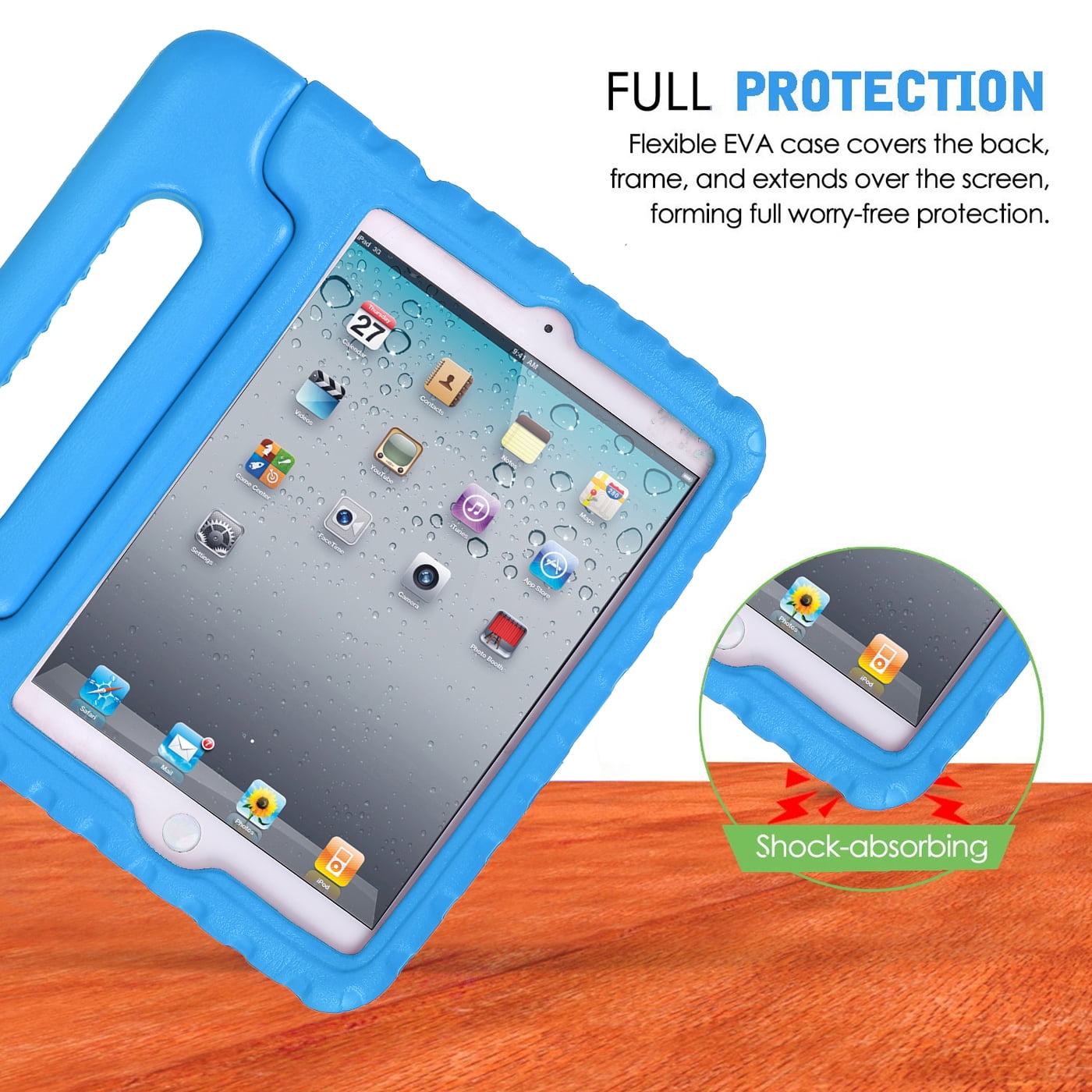 HDE Child-Proof iPad Mini Case with Shockproof Handle Stand