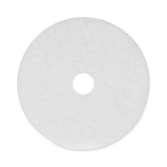 Premiere Pads 12" Polishing Floor Pad White 5/Carton (BWK 4012WHIVS)