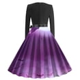 thumbnail image 2 of Long Sleeve Dress,Long Dress for Women Summer,Womens Fashion Casual Printing Long Sleeve Round-Neck Dress,Casual Summer Dress for Women,Dress for Women Casual Summer, 2 of 3