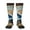 2 Black-2, variant on Airplane World Map Adventure Knee Socks, High Socks Long Stretchy Sock Women Knee High Stocking, Long Socks for Women