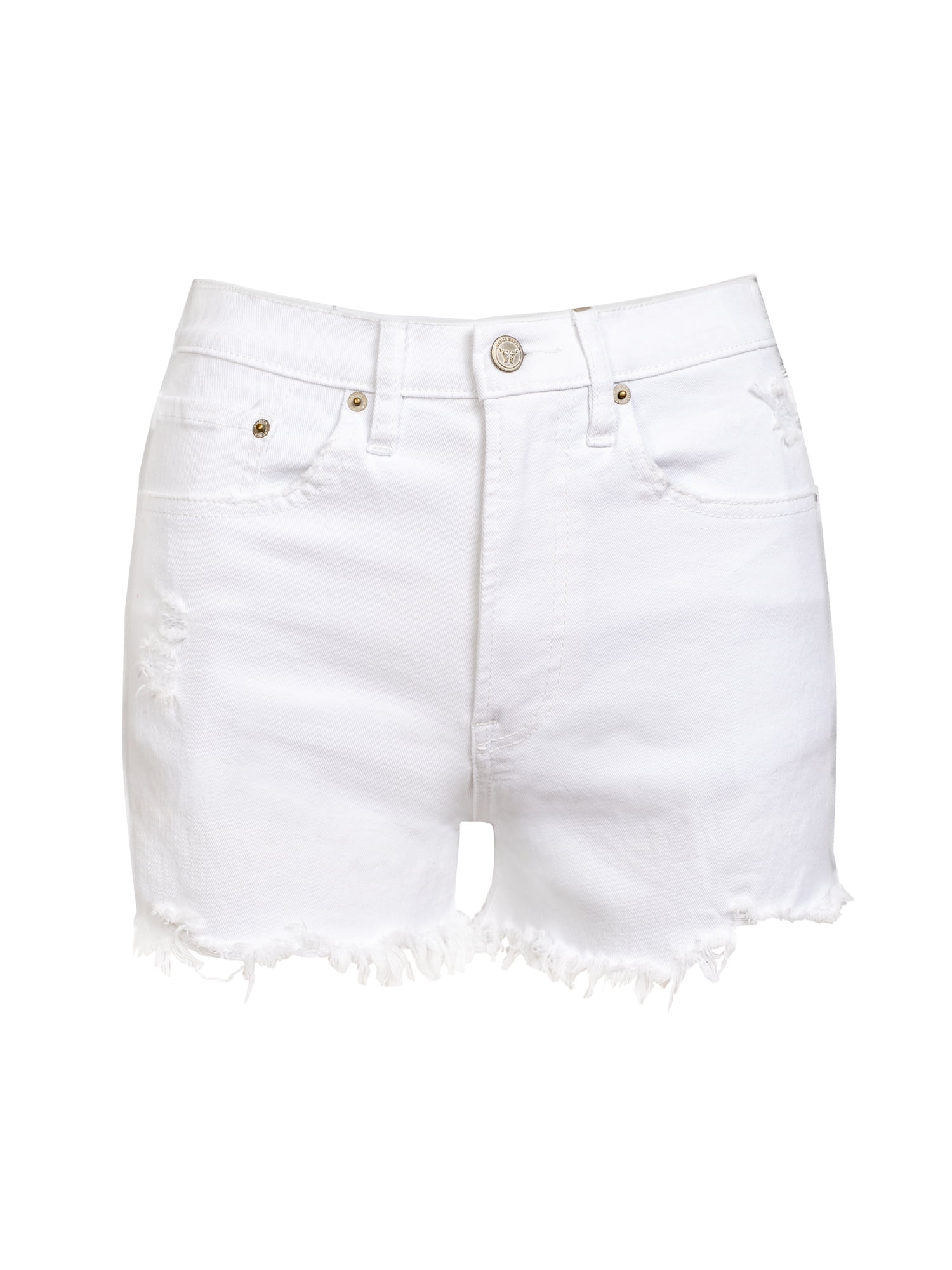 Jessica Simpson Women's Ginger Embroidered High Rise Denim Shorts, 2.75" Inseam, Sizes 2-16
