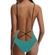 thumbnail image 3 of Tamaño Más Tankini Trajes de Baño para las Mujeres Impreso Strappy Back Set con Pantalones Cortos, Tankini Tops para las Mujeres, 3 of 3