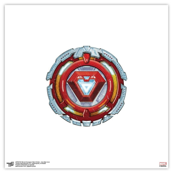 Gallery Pops Marvel Avengers Mech Strike - Iron Man Icon Wall Art, Unframed Version, 12" x 12"