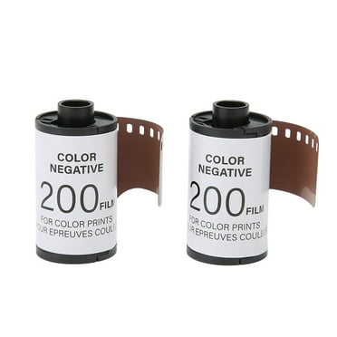 2 Roll 35mm Camera Color Film ISO 200 8 Sheets Each High Saturation HD Negative for 135 Cameras
