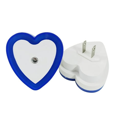 

LED Night Light Lamp With Smart Sensor Dusk To Dawn Sensor Daylight White Red Yellow Blue 0.5W Plug In 1 Pack
