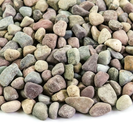 Landscape Rock & Pea Gravel, Decorative Garden Stones for Landscaping 3/8"