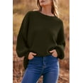 thumbnail image 6 of PRETTYGARDEN Women's Oversized Sweaters Sleeve Crew Neck Jumper Tops Chunky Knit Pullover Sweater, 6 of 6