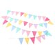 thumbnail image 1 of unbranded Banderines De Tela Coloridos Triángulo Para De Cumpleaños Y Bodas, 1 of 6