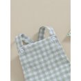 thumbnail image 4 of Bagilaanoe Newborn Baby Girl Rompers Plaid Sleeveless Bodysuit 3M 6M 9M 12M 18M 24M Infant Overalls One Piece Jumpsuit, 4 of 8