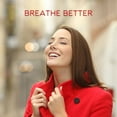 thumbnail image 2 of AIRMAX Nasal Dilator for Better Sleep - Natural, Comfortable, Anti Snoring Sleep Aid Solution for Maximum Airflow and Easier Breathing (Small - Clear), 2 of 7