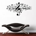 thumbnail image 3 of Unique Stylish Music Note Wall Sticker Decal Bedroom Home Decorative DIY Sticker Decoration, 3 of 9