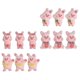 thumbnail image 5 of Mini Resin Charms 40Pcs Pig Shape DIY Pendant Kids Jewelry Making Occasion 2.6X1.8X0.3CM Pink Creative Accessories, 5 of 5