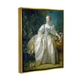 thumbnail image 3 of Stupell Industries Madame Bergeret Francois Boucher Classic Painting Painting Metallic Gold Floating Framed Canvas Print Wall Art, Design by one1000paintings, 3 of 5
