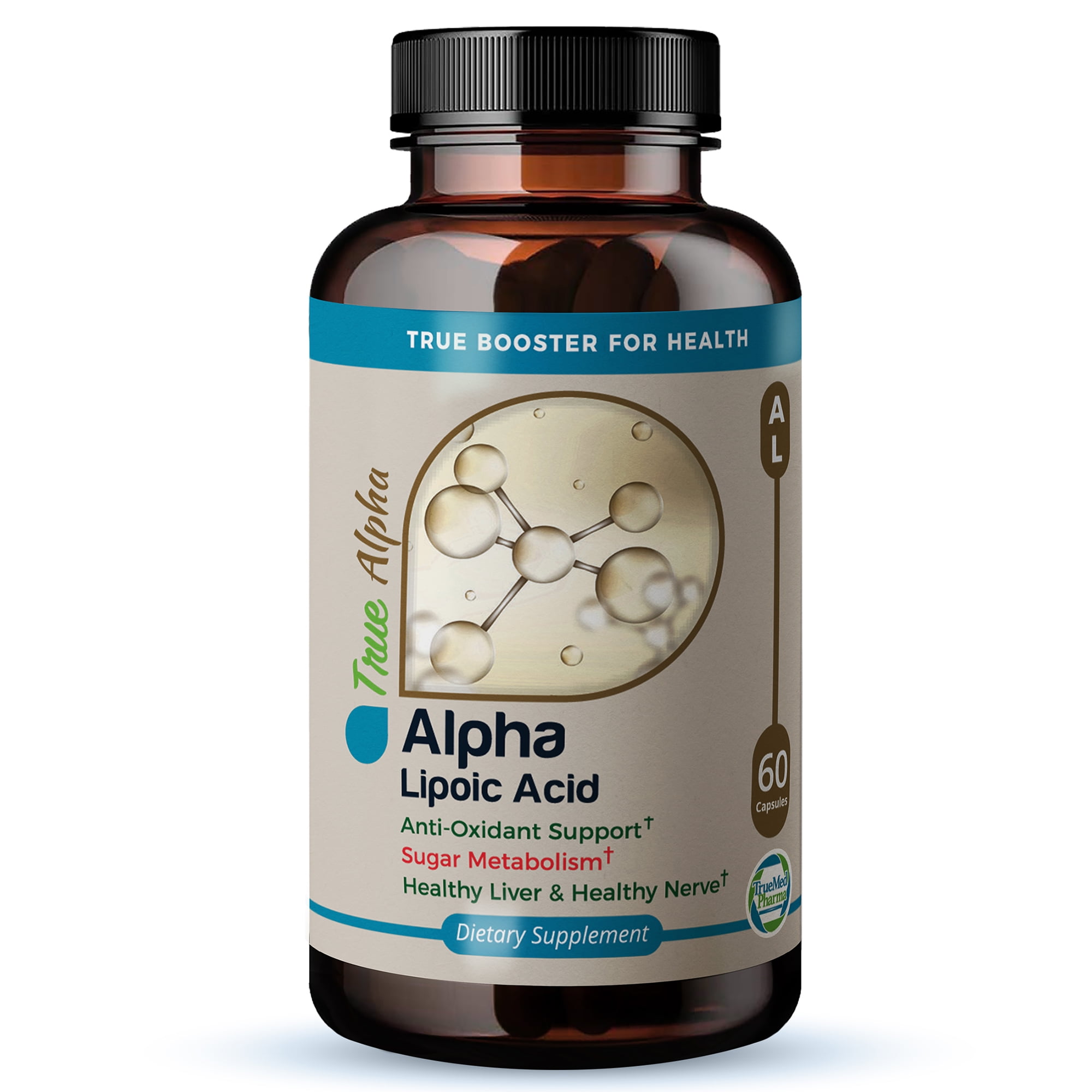 TrueMEd Alpha Lipoic Acid 600 mg Support Antioxidant Sugar Metabolism