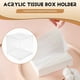 thumbnail image 4 of Caja Dispensadora de Pañuelos Faciales de Acrílico Transparente con Tapa, Caja para Mostrador, Secador de Plástico Transparente, 4 of 5