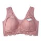 thumbnail image 1 of Front Closure Bra With Floral Lace Lift Stretch 5d Shaping Seamless Bra Push Up Full Coverage Underwear For Big CupXL, 1 of 5