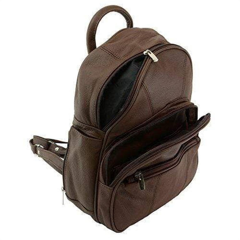 Leather Backpack Purse Mid Size & Convertible into single  display picture 1