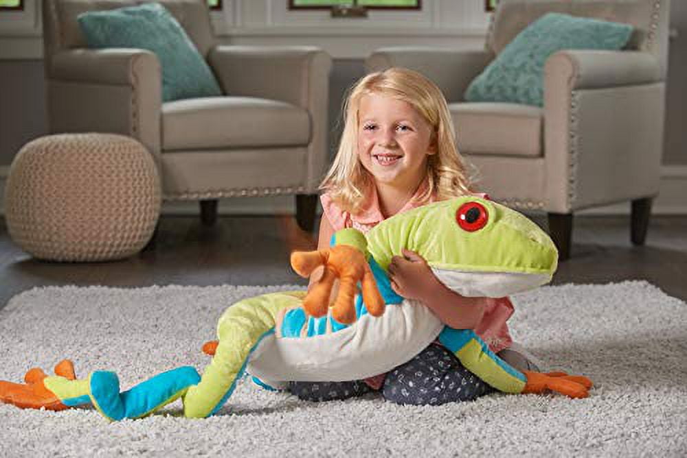 Wild Republic Jumbo Tree Frog Plush, Giant Stuffed Animal, Plush Toy, Gifts for Kids, 30 Inches