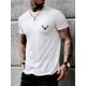 thumbnail image 1 of Deer Graphic Men's Short Sleeve T-shirt, Comfy Stretchy Trendy Tees For Summer, Casual Daily Style Fashion Clothing Tee For Adult, Men, Women, Teen, Teenager, Adolescent, Youth., 1 of 4