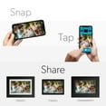 Brookstone PhotoShare 8” Smart Digital Picture Frame, Send Pics from Phone to Frames, WiFi, 8 GB