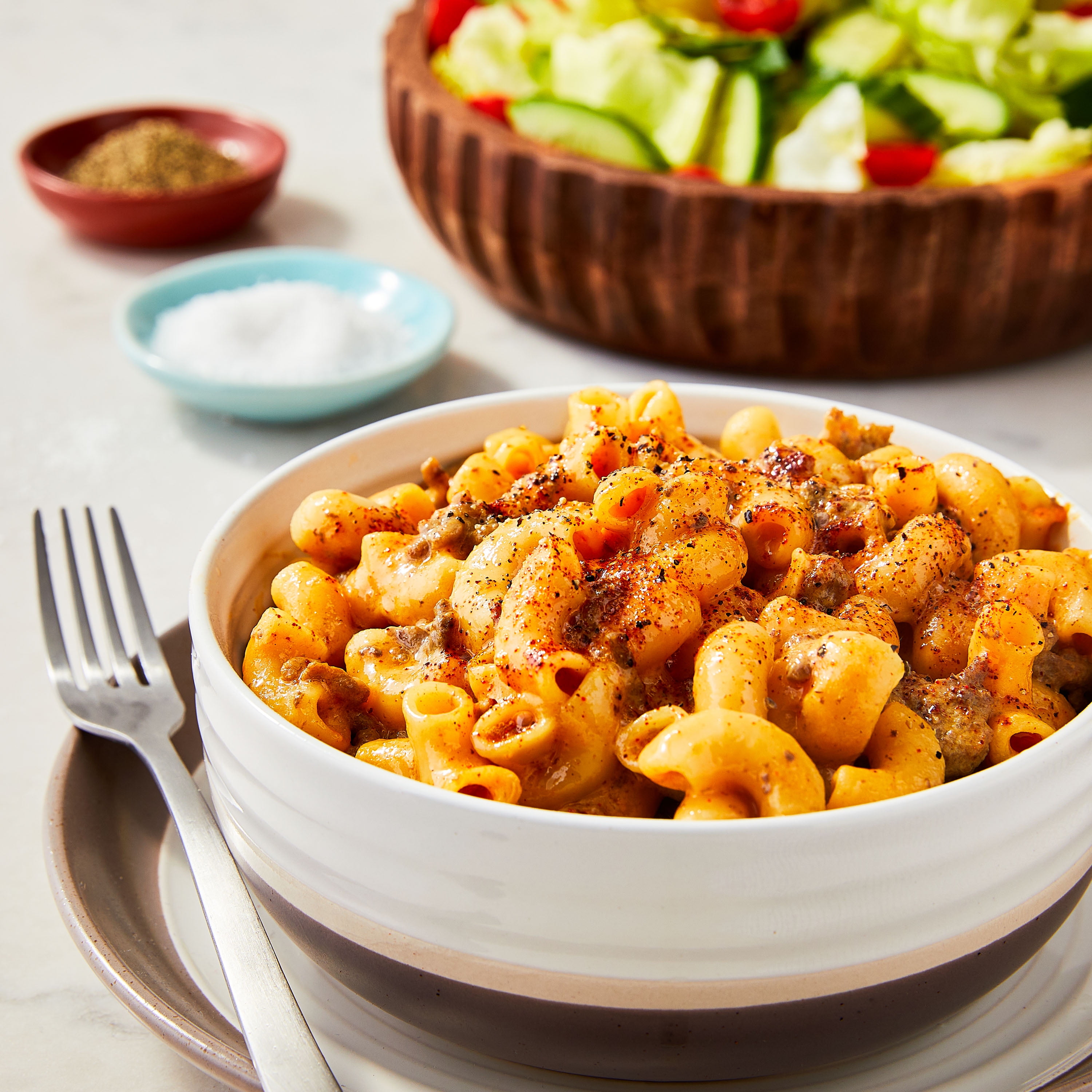 (4 pack) Great Value Cheeseburger Pasta Skillet Dinner, 5.8 oz (Shelf Stable)