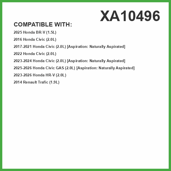 ECOGARD XA10496 Engine Air Filter for 2016-2025 Honda Civic, HR-V