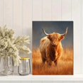 thumbnail image 2 of UXIEQU Highland Cow Canvas Wall Art Print 15.75x11.81 Inches, 2 of 8