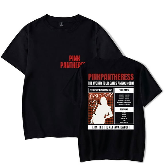 PinkPantheress Album Fancy That Tour T-Shirt Men/Women Streetwear T-Shirt Shirt Short Sleeve