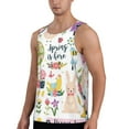 thumbnail image 2 of Haiem Spring Flowers Birds Men Workout Tank Top Gym Bodybuilding Sleeveless Muscle T Shirts Athletic Tank Breathable Workout Shirt-X-Large, 2 of 8