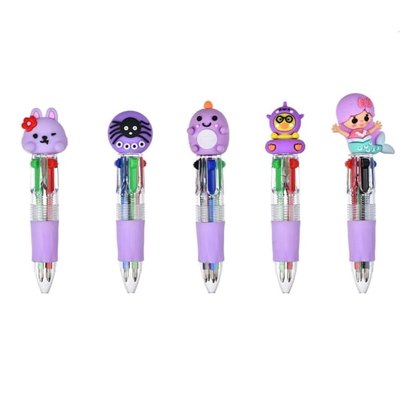 Giaone Retractable Multicolored Pen 4 Color-in-1 Ballpoint Pens for Journaling