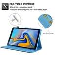 thumbnail image 5 of Dteck Flip Case for Samsung Galaxy Tab A7 Lite 8.7-inch 2021 Tablet models SM-T220 / T225, Cute Pattern PU Leather Folio Case Multi-angle Stand Cover with Card Slots,19 Blue Dog, 5 of 6