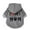 Gray, variant on Small Pet Dog Clothes, Puppy Cotton Blend T-Shirt Apparel, Fashion Costume for Small Dogs