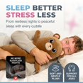 thumbnail image 2 of Almohada corporal de peluche oso Cuddle Paws, 89 cm, suave para abrazar, 2 of 8