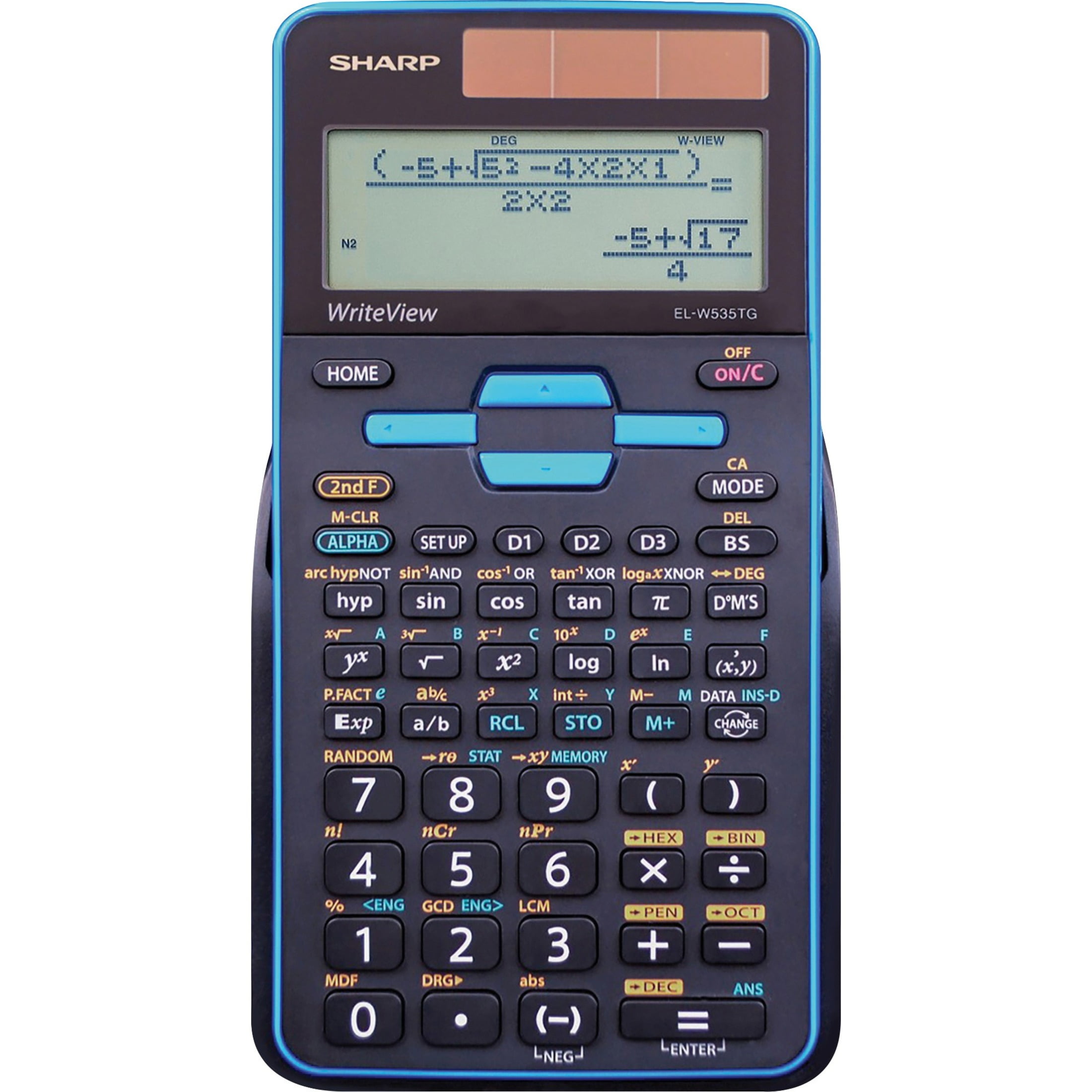 人気No.1 Sharp Calculators ELW535TGBBL 16-Digit LCD, EL-W535TGBBL 洗濯機
