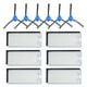thumbnail image 1 of Accesorios para aspiradoras Paquete de 12 accesorios de repuesto Juego de herramientas de repuesto para aspiradora Eufy RoboVac 11S / RoboVac 30 / RoboVac 30C / RoboVac 17C - 6 cepillos laterales + 6 Irfora Accesorios para aspiradoras, 1 of 7