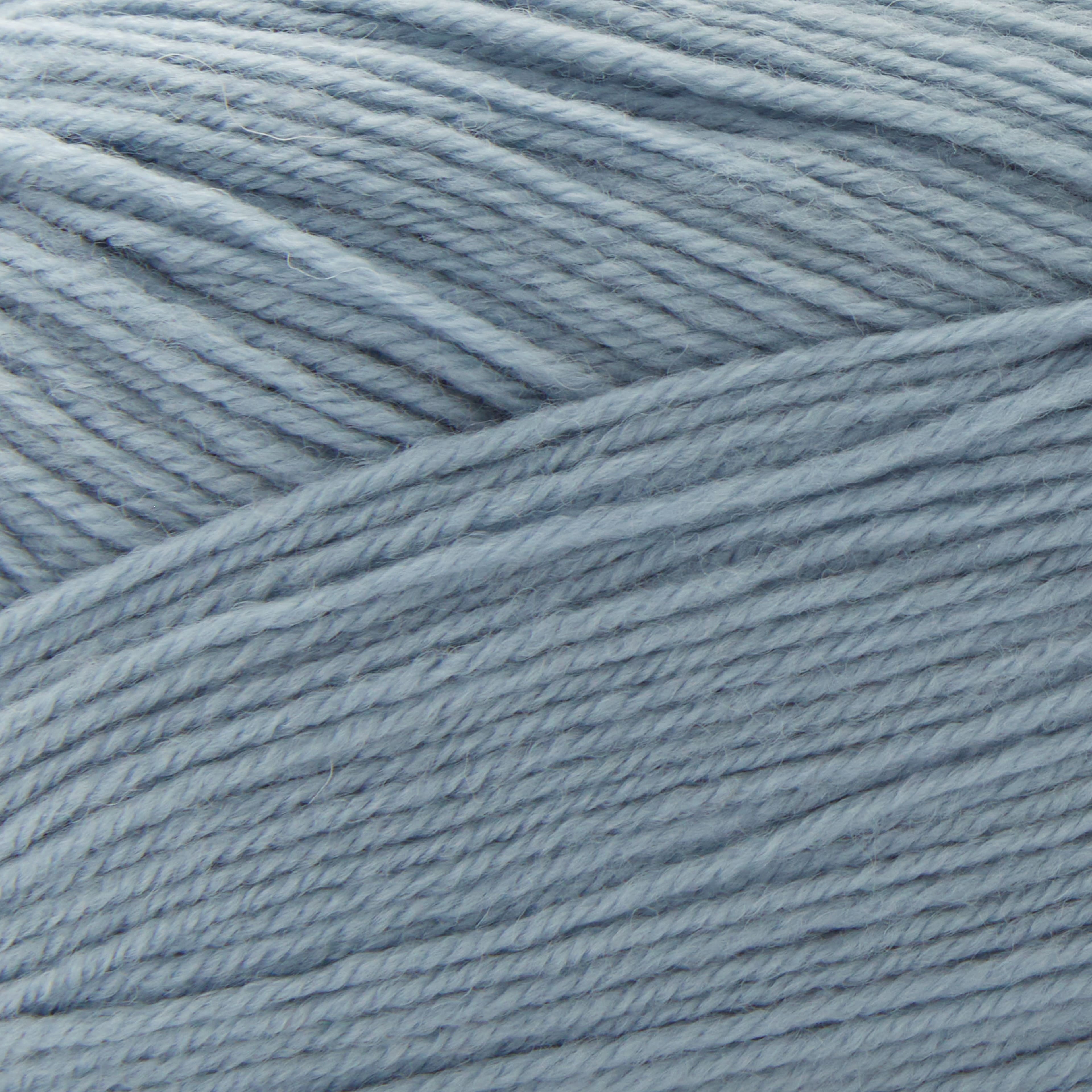 Loops & Threads Celestial Blue Luxe Merino Solid Yarn - Light Weight Yarn for Knitting, Crochet, Weaving, Arts & Crafts, 15 Pack