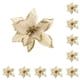 thumbnail image 1 of Pack de 10 Flores de Navidad Injueey Decoración Artificial Año Nuevo, 1 of 6